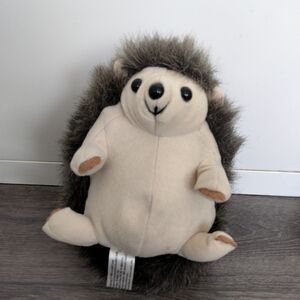 Crocodile Creek 8" Reversible Hedgehog Plush Toy Stuffed Animal Vintage 1996